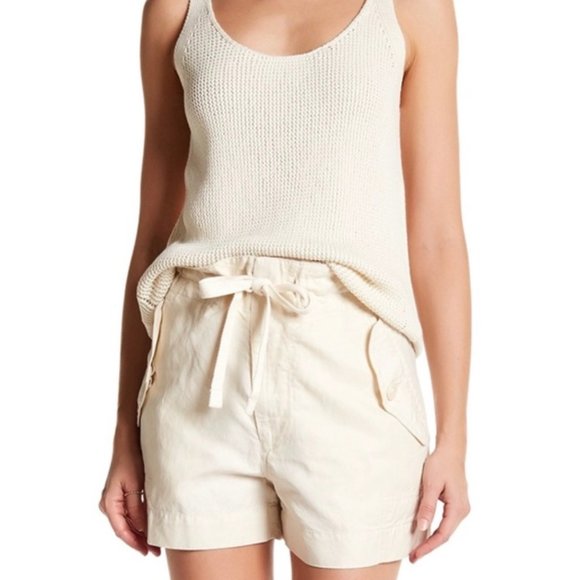 Vince Pants - NWT Vince Slouchy Drawstring Shorts Linen Blend